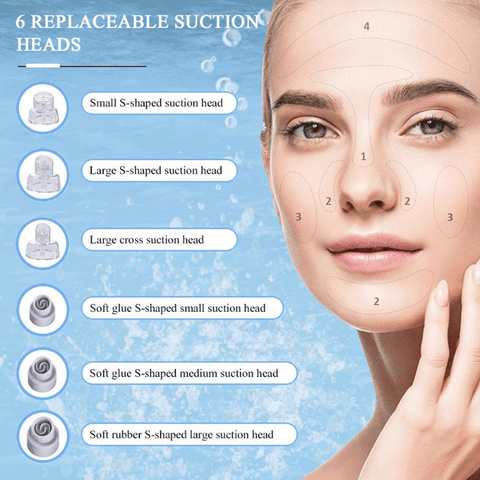 Deep Skin Cleanse with Small Bubble Technology Blackhead Remover USB Rechargeable
