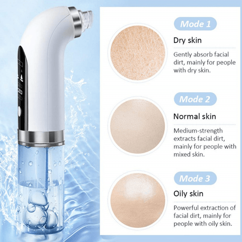 Deep Skin Cleanse with Small Bubble Technology Blackhead Remover USB Rechargeable