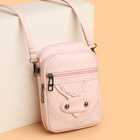Soft Leather Fashionable Mobile Bag