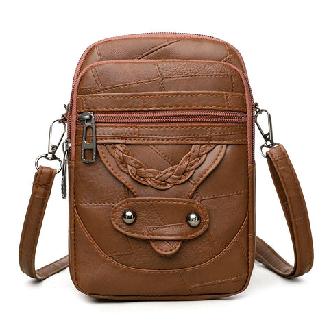 Soft Leather Fashionable Mobile Bag