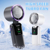 Portable Outdoor Hanging Neck High-Speed Handheld Electric Fan