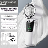 Portable Outdoor Hanging Neck High-Speed Handheld Electric Fan