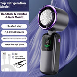 Portable Outdoor Hanging Neck High-Speed Handheld Electric Fan