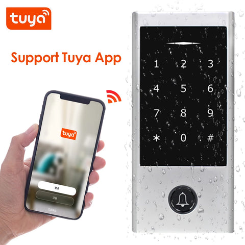 Fingerprint Access Control Standalone Keypad 125Khz RFID Card With Bluetooth & Wifi Control Lock IP68 Waterproof