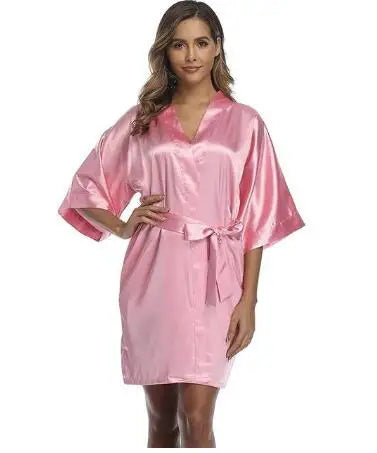 Nightdress Lady Kimono Bathrobe Gown Negligee