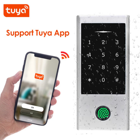 Fingerprint Access Control Standalone Keypad 125Khz RFID Card With Bluetooth & Wifi Control Lock IP68 Waterproof
