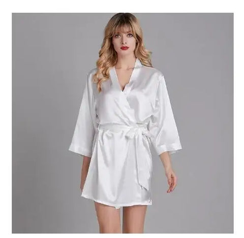 Nightdress Lady Kimono Bathrobe Gown Negligee