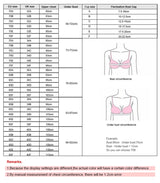 Front Button Backless Beauty Back Push Up Bra Plus Size Bra