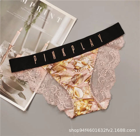 Low Waist Women's Cotton Lace Panties