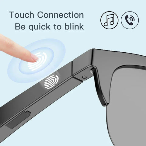 Smart Bluetooth Sunglasses Glasses Call Outdoor Anti-touch UV For Men And Women  V5.3