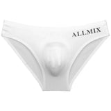 Men's Transparent Underwear Ice Silk Ball Pouch Panties Letter Seamless Ultra Thin Summer Breathable Low Waist Triangle Pants