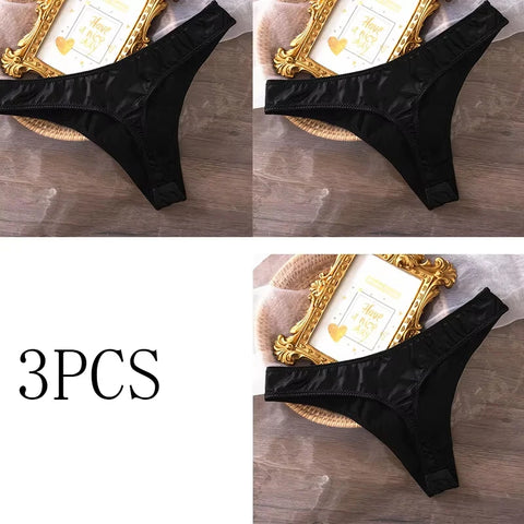 kin-friendly Breathable Briefs  Sports Yoga Panties 3PCS