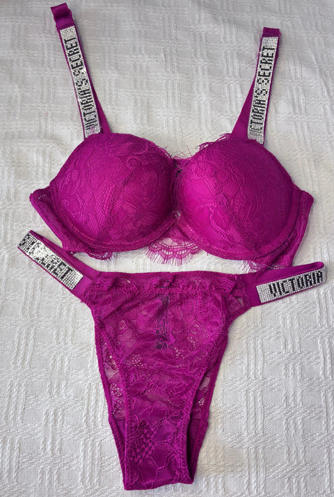 Victoria's Secret Women's Lingerie Set 2 Push up bras and panties