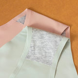 10PCS/Set Seamless Women's Panties Solid Color Silk Satin Underwear Breathable Comfortable Briefs