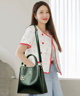 Leisure Three Layer Large Capacity Women's Shoulder Bag