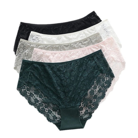 women elegant seamless cotton panties