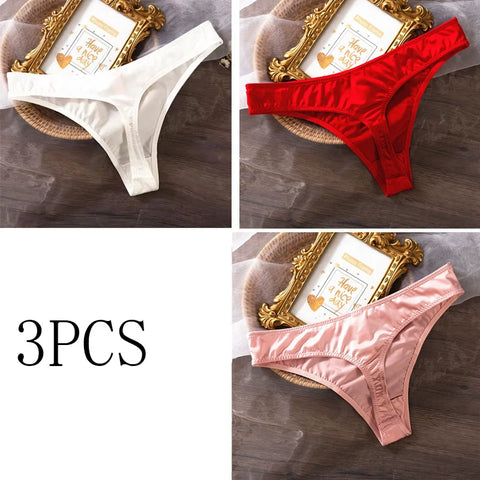 kin-friendly Breathable Briefs  Sports Yoga Panties 3PCS