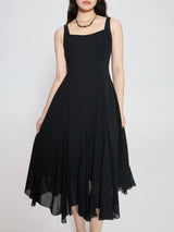 DUSHU Office Lady Women's High Texture Fishtail Strap Dress