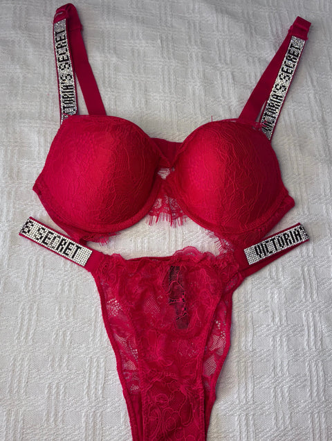 Victoria's Secret Women's Lingerie Set 2 Push up bras and panties