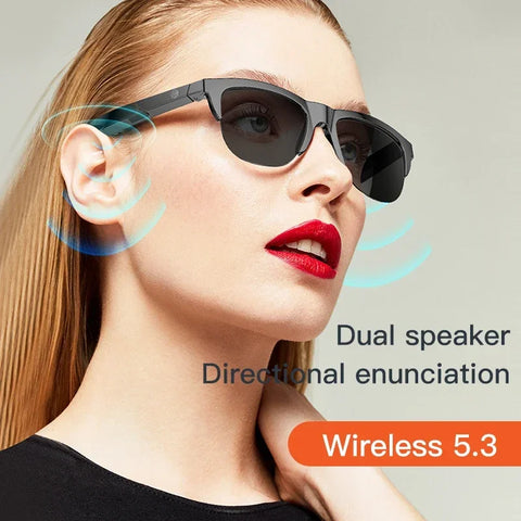 Smart Bluetooth Sunglasses Glasses Call Outdoor Anti-touch UV For Men And Women  V5.3