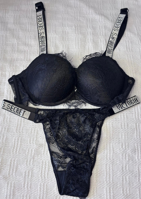 Victoria's Secret Women's Lingerie Set 2 Push up bras and panties