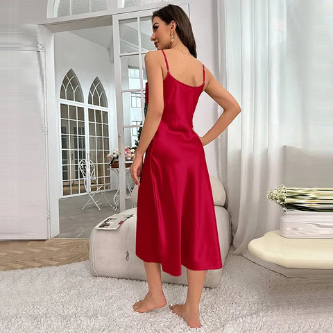 Seductive Silk Long Nightdress