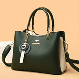 3-Layer Large Capacity Tote Bag High Quality Leather Women Handbag Luxury Designer