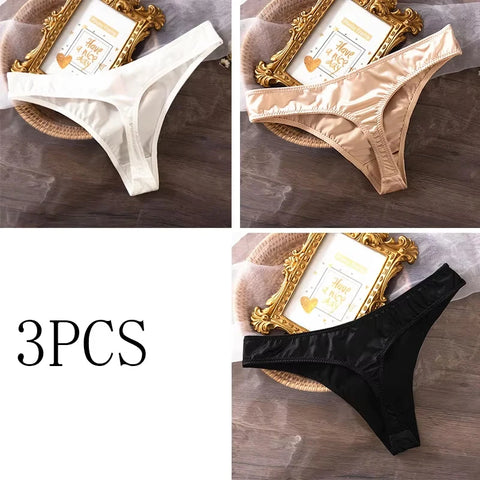 kin-friendly Breathable Briefs  Sports Yoga Panties 3PCS