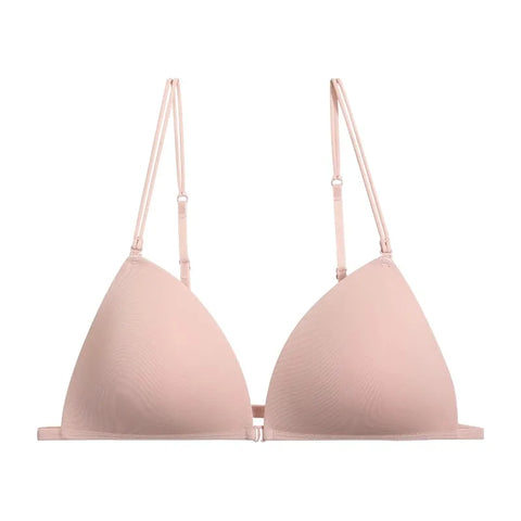 Bule Design Sl Nylon Material Summer Comfortable Thin Women's Bra