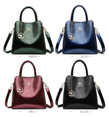 Leisure Three Layer Large Capacity Women's Shoulder Bag