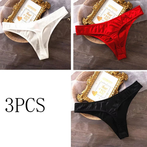 kin-friendly Breathable Briefs  Sports Yoga Panties 3PCS