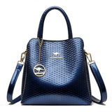 Leisure Three Layer Large Capacity Women's Shoulder Bag