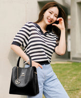 Leisure Three Layer Large Capacity Women's Shoulder Bag