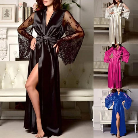 Women's Long Lace Nightdress