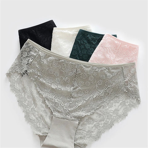 women elegant seamless cotton panties