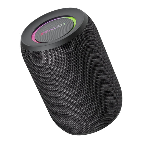 Waterproof Bluetooth Speaker, Bass Wireless, LED Light, Outdoor Speakers, Subwoofer