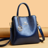 Leisure Three Layer Large Capacity Women's Shoulder Bag