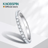 18k White Gold 2mm D Color Moissanite  Wedding Engagement Rings For Women