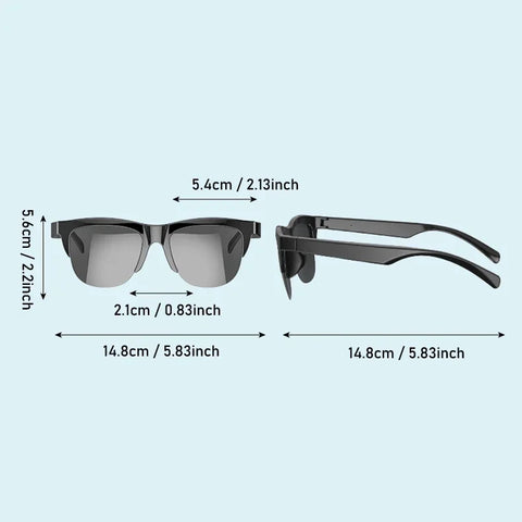 Smart Bluetooth Sunglasses Glasses Call Outdoor Anti-touch UV For Men And Women  V5.3
