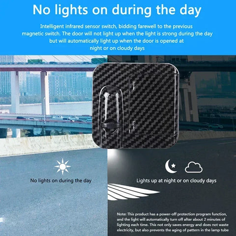 Angel Wings Wireless Car Door Welcome Courtesy Shadow Projector Lamp LED HD Logo 2pcs