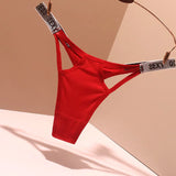 Ice Silk G-strings Shiny Waist Sexy Thongs For Women