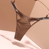 Ice Silk G-strings Shiny Waist Sexy Thongs For Women