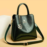 Leisure Three Layer Large Capacity Women's Shoulder Bag