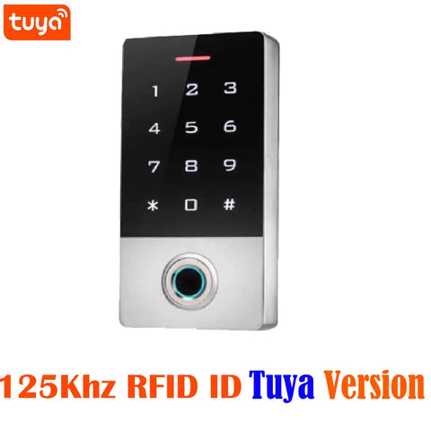 Door Access Control System Wireless Door Entry with Tuya APP  Access 125Khz RFID Waterproof Metal Keypad