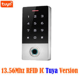 Door Access Control System Wireless Door Entry with Tuya APP  Access 125Khz RFID Waterproof Metal Keypad