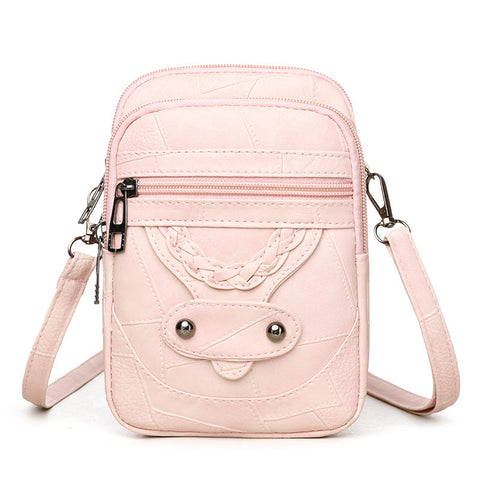 Soft Leather Fashionable Mobile Bag