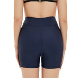 High Waist Swimming Trunks Stretch Slim Fit Trunks