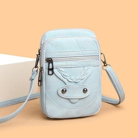 Soft Leather Fashionable Mobile Bag