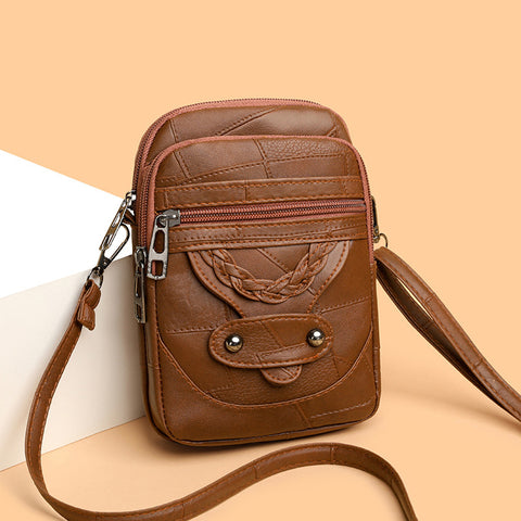 Soft Leather Fashionable Mobile Bag
